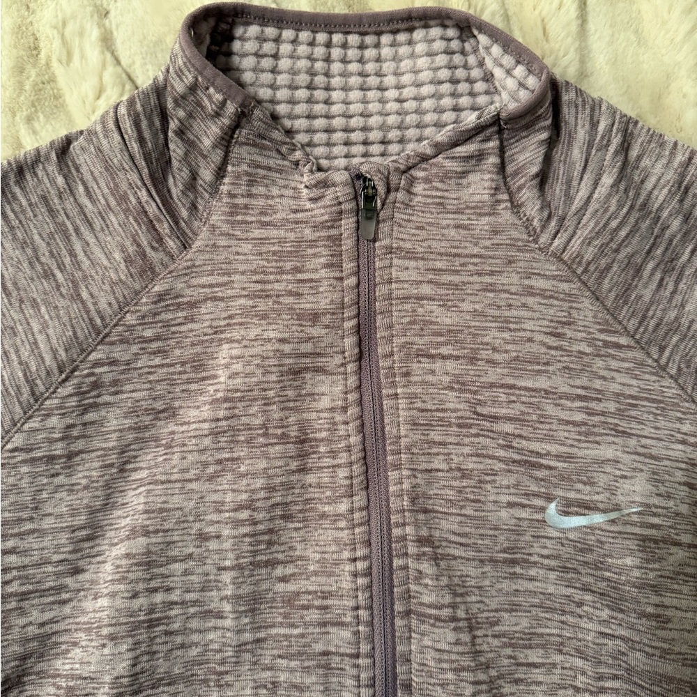 Nike Heathered Lavenda 1/4 Zip Top